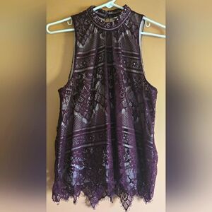 Lauren Conrad Embroidered Top, L